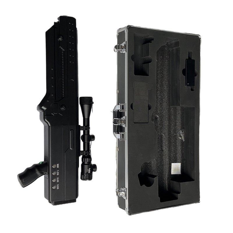  长汀手持便携式枪型低空防御反制四通道A型